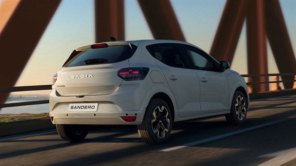 nouvelle Dacia Sandero - Face arrière