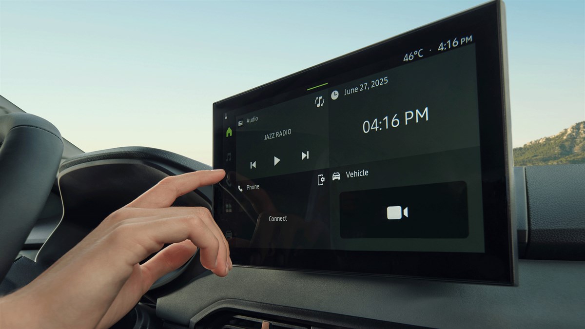 nouvelle gamme Dacia - écran central