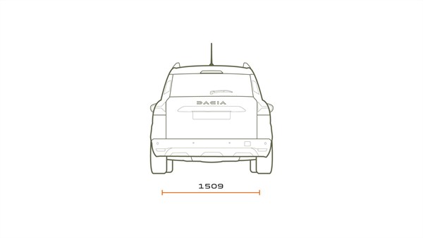 Dimensions - Dacia Jogger 5 places