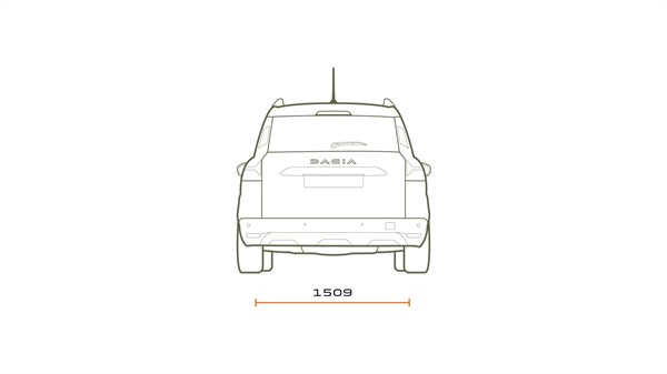 Dimensions - Dacia Jogger 7 places