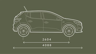 Sandero dimensions profil